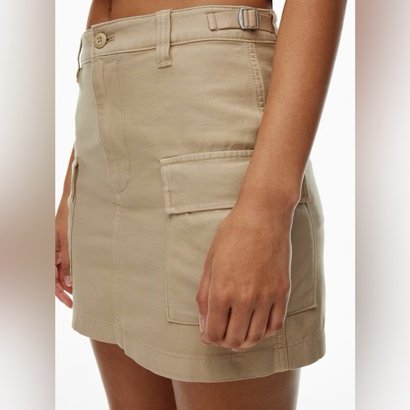 Aritzia TNA Supply Mini Cargo Skirt Tan - Picture 2 of 7